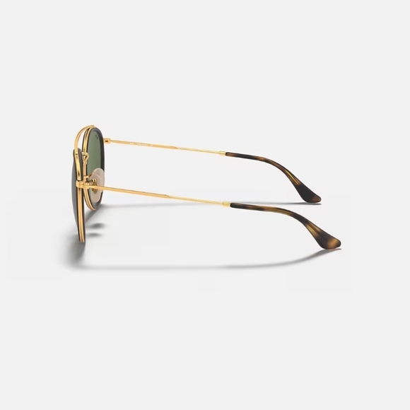 Authentic Ray-Ban Round Double Bridge Sunglasses - Picture 3 of 11